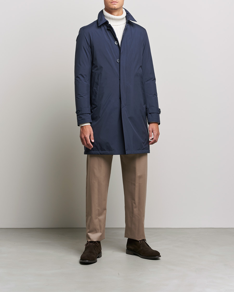 Herren | Jacken | Herno | Laminar Goretex Nylon Coat Navy
