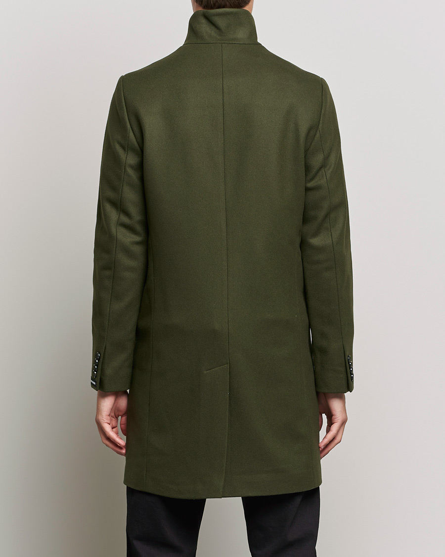 Herren | Jacken | J.Lindeberg | Holger 2.0 Melton Coat Forest Green