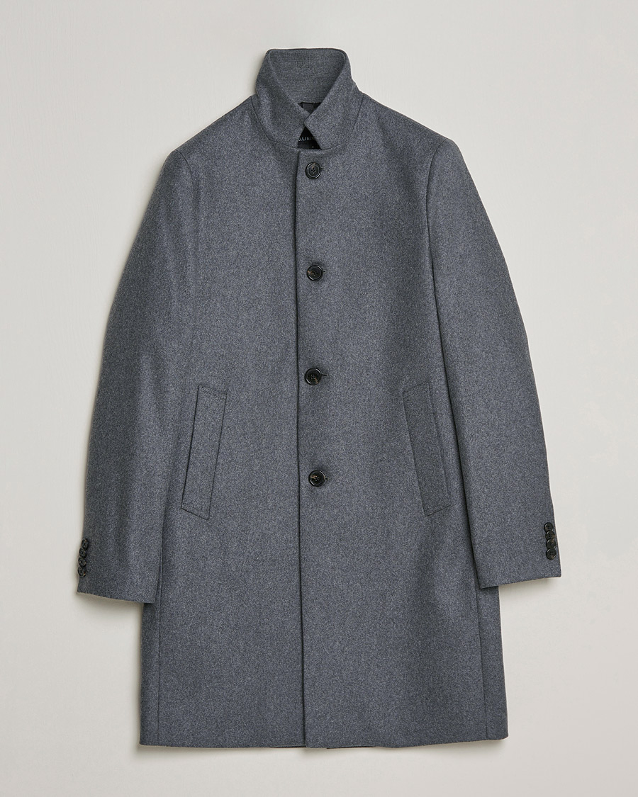 Herren | Jacken | J.Lindeberg | Holger 2.0 Melton Coat Volcanic Ash
