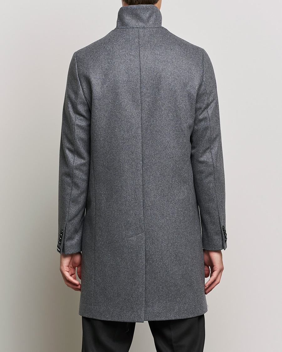 Herren | Jacken | J.Lindeberg | Holger 2.0 Melton Coat Volcanic Ash