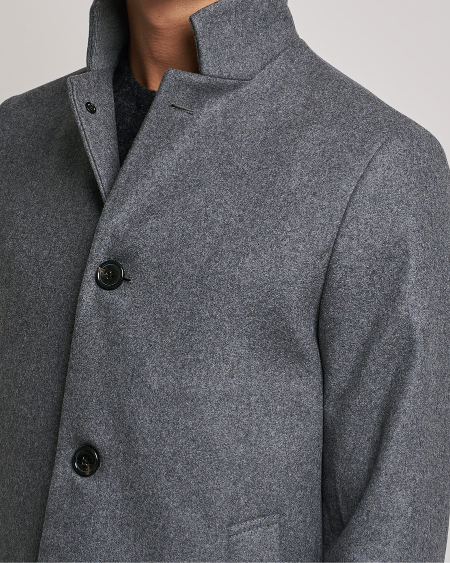Herren | Jacken | J.Lindeberg | Holger 2.0 Melton Coat Volcanic Ash