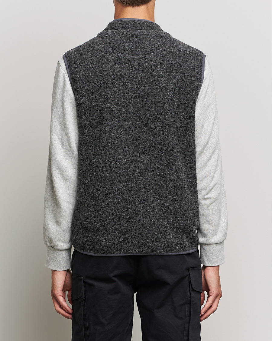 Herren | Pullover | J.Lindeberg | Duncan Wool Fleece Vest Grey Melange