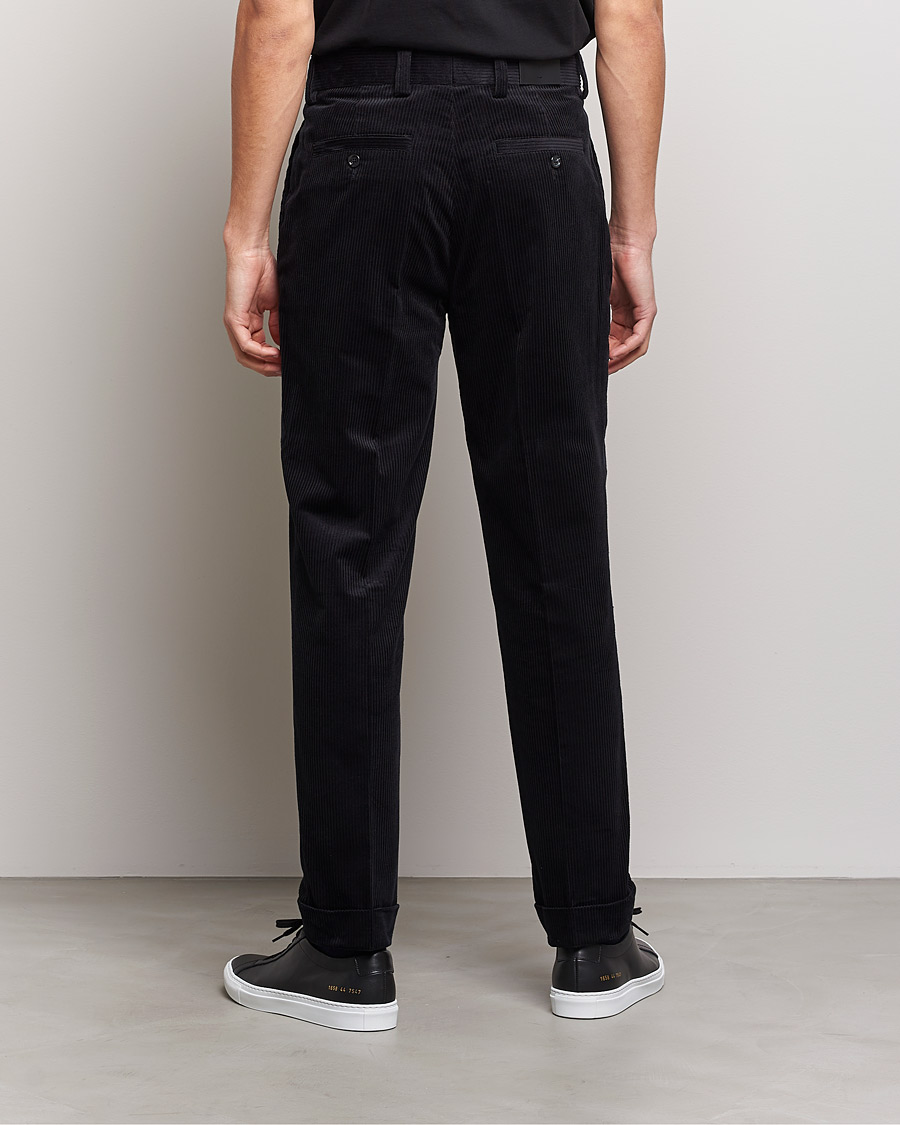 Herren | Hosen | J.Lindeberg | Gordon Pleated Corduroy Trousers Black