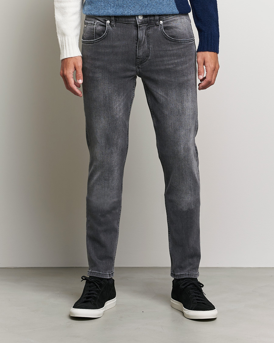 Herren | Jeans | J.Lindeberg | Jay Slate Stretched Washed Jeans Grantie