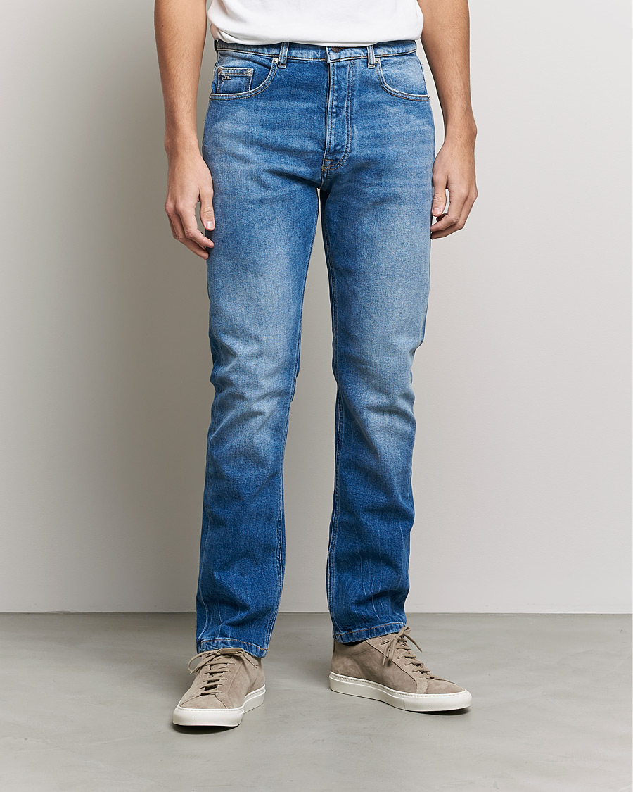 Herren | Jeans | J.Lindeberg | Cody Vintage Wash Jeans Light Blue