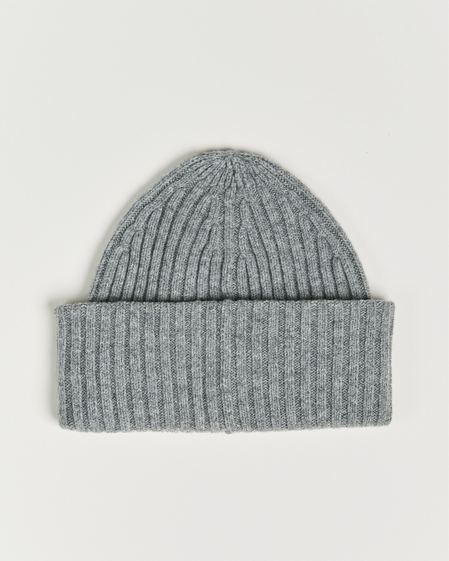 Herren | J.Lindeberg Jive Wool Beanie Grey Melange | J.Lindeberg | Jive Wool Beanie Grey Melange