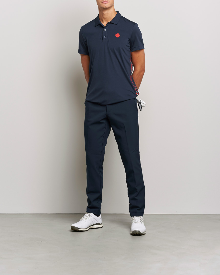 Herren | Poloshirts | J.Lindeberg | Diamond Regular Fit Polo Navy