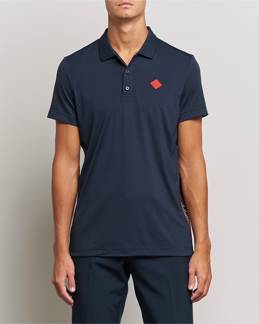 Herren | Poloshirts | J.Lindeberg | Diamond Regular Fit Polo Navy
