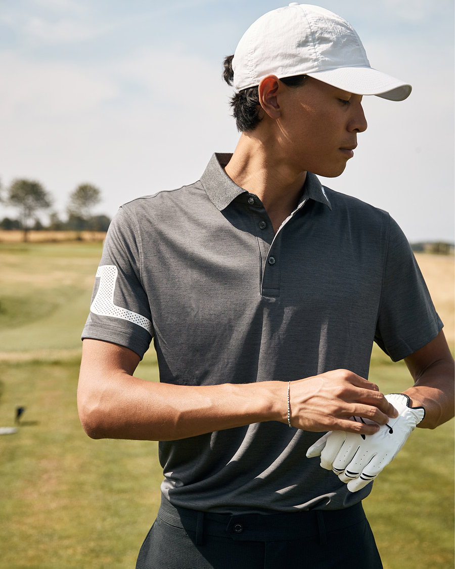 Herren | Poloshirts | J.Lindeberg | Heath Regular Fit Polo Volcanic Ash