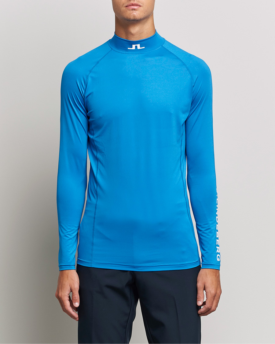 Herren | T-Shirts | J.Lindeberg | Aello Soft Compression T-Shirt Directoire Blue