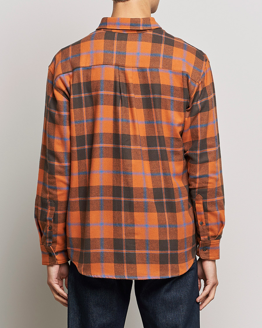 Herren | Hemden | Jeanerica | Come Checked Flannel Shirt Burnt Orange
