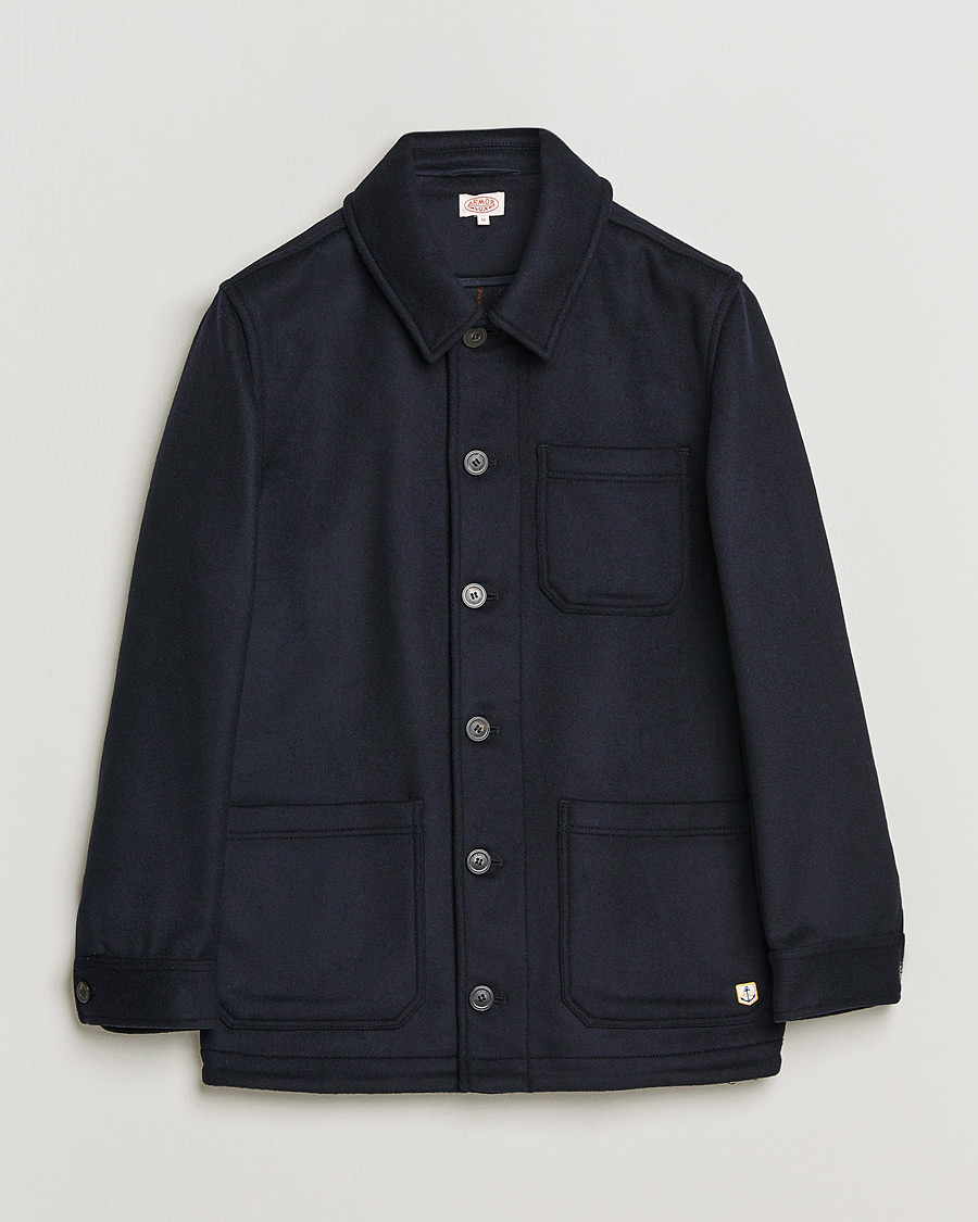 Herren | Jacken | Armor-lux | Veste Heriagte Wool Jacket Navy