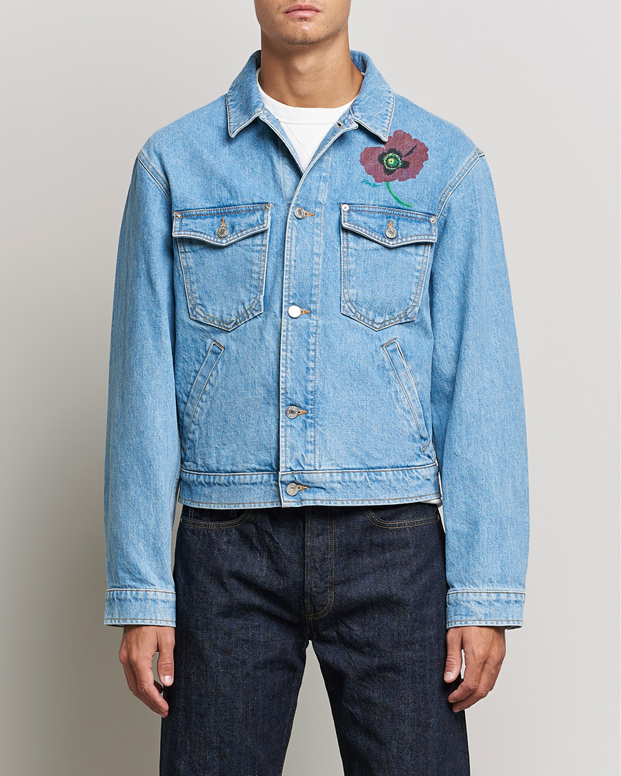 Herren | Jacken | KENZO | Trucker Denim Jacket Sky Blue