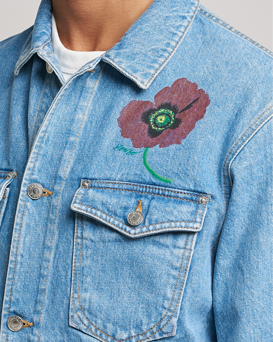 Herren | Jacken | KENZO | Trucker Denim Jacket Sky Blue