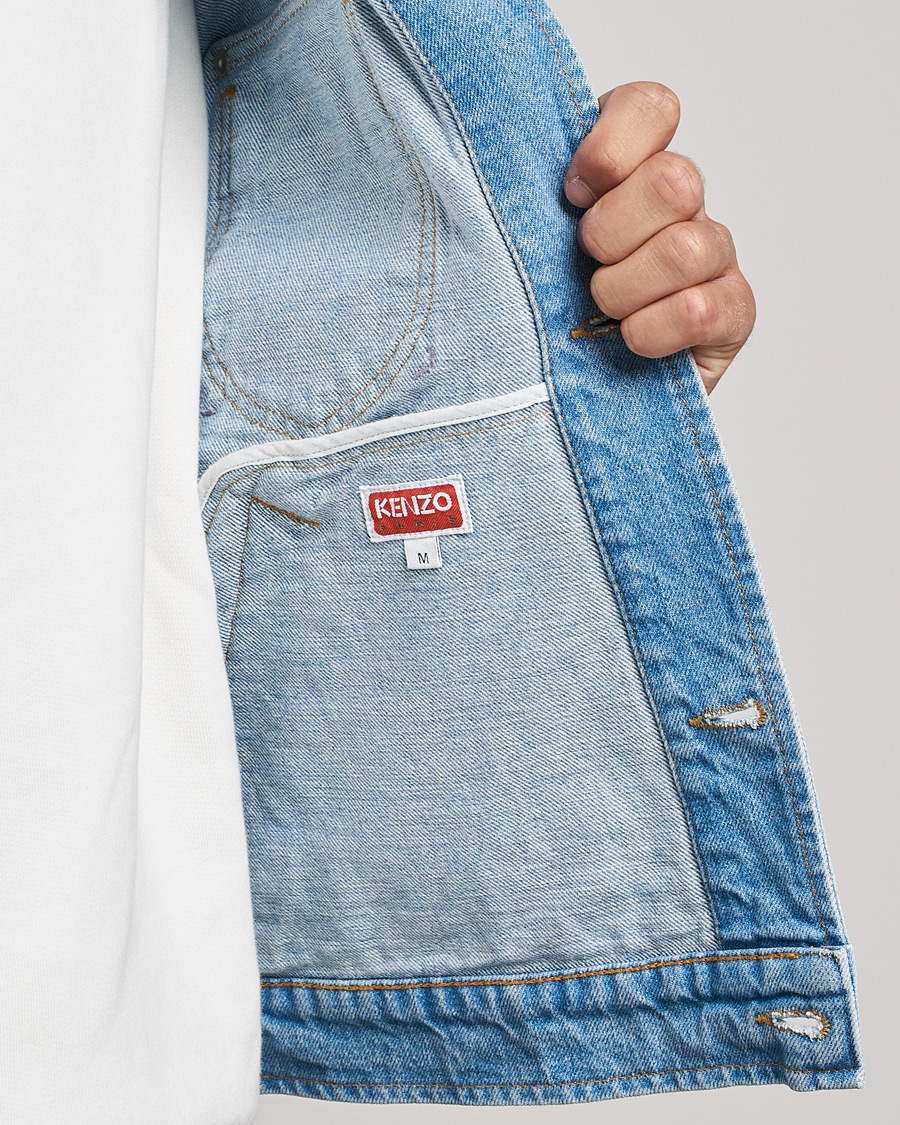Herren | Jacken | KENZO | Trucker Denim Jacket Sky Blue