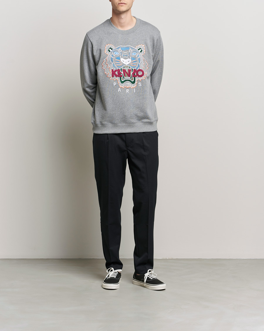 Herren | Pullover | KENZO | Icon Tiger Sweatshirt Grey