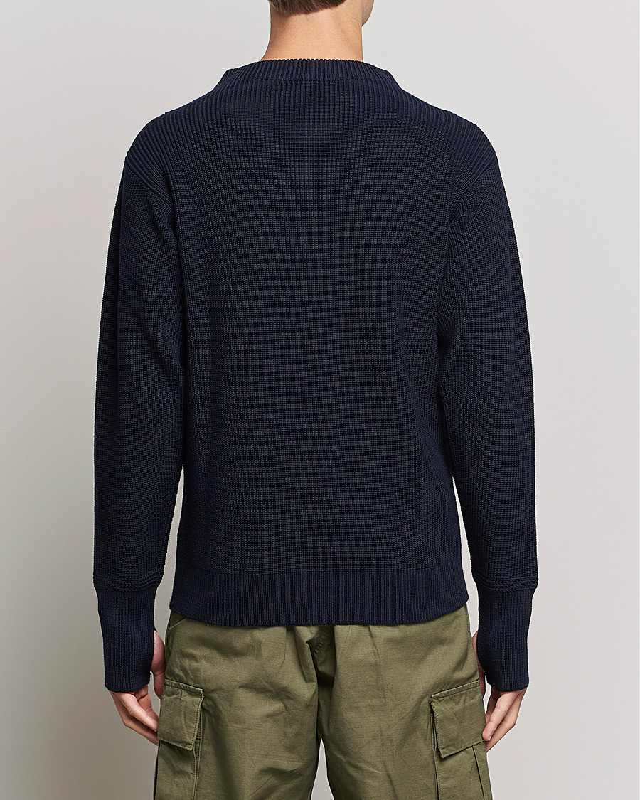 Herren | Pullover | Andersen-Andersen | Sailor Wool Crewneck Navy Blue