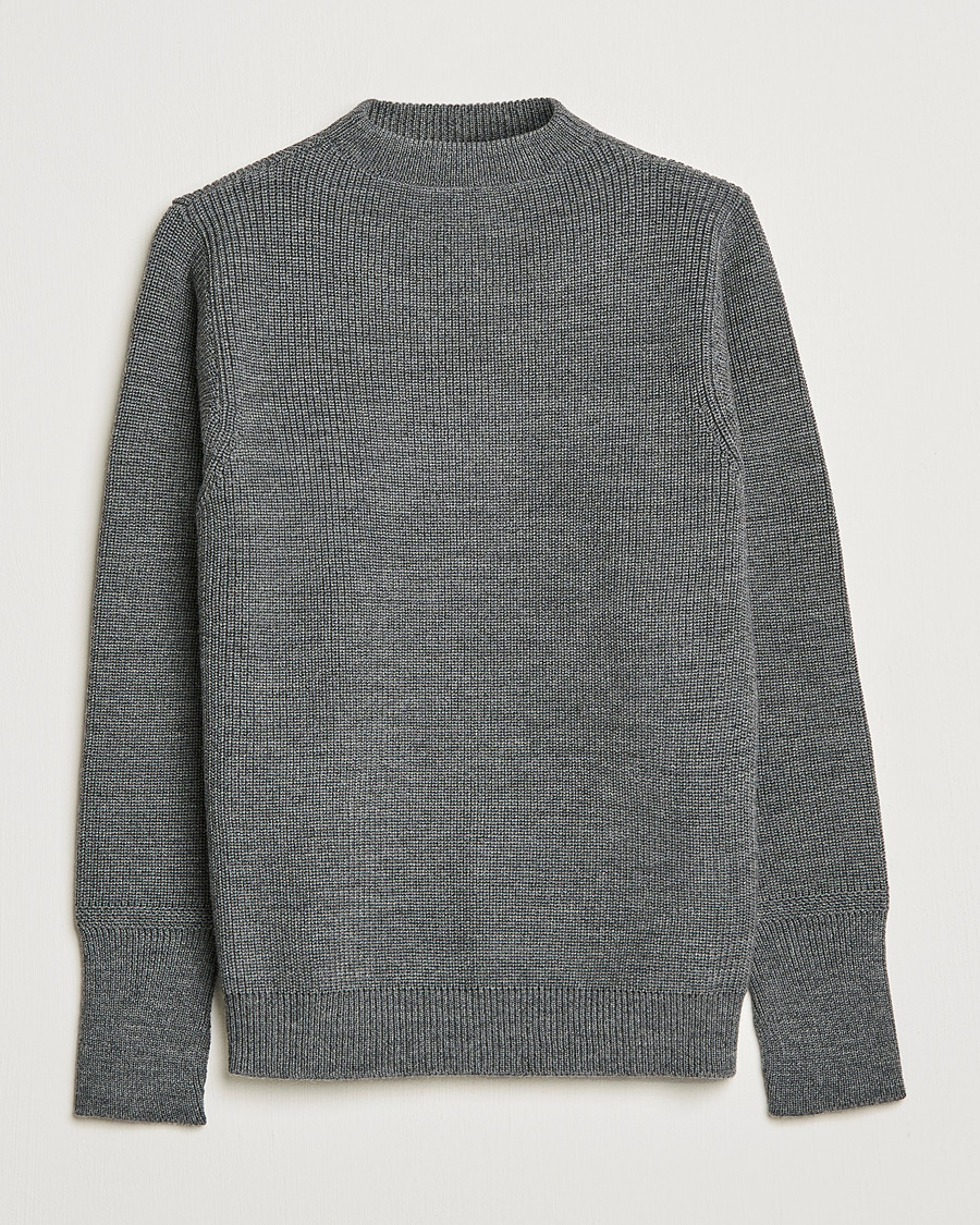Herren | Pullover | Andersen-Andersen | Sailor Wool Crewneck Grey