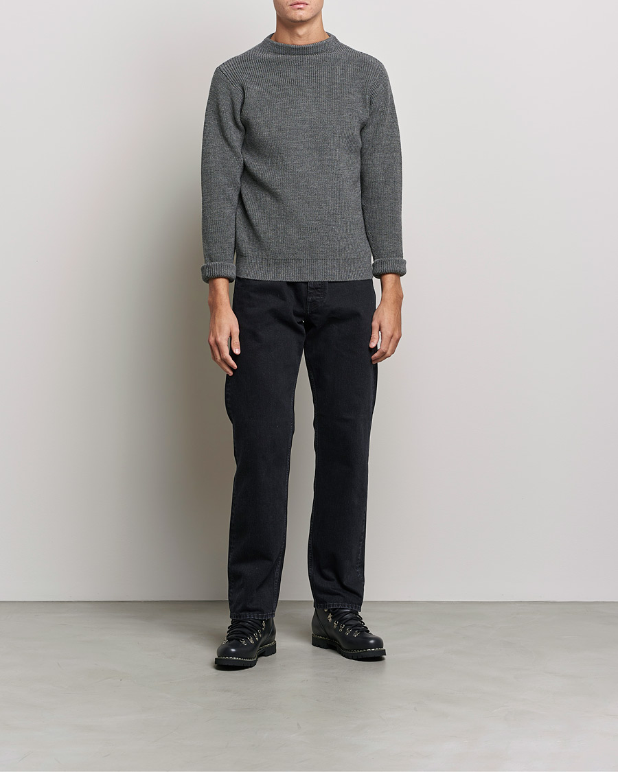 Herren | Pullover | Andersen-Andersen | Sailor Wool Crewneck Grey