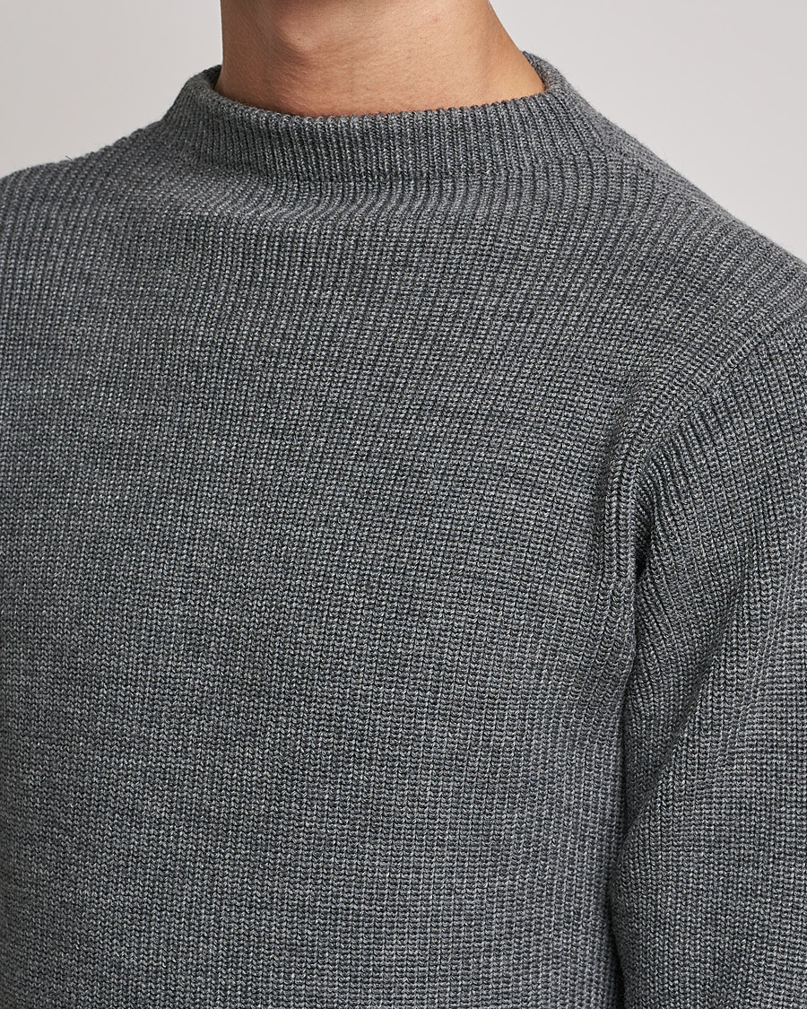 Herren | Pullover | Andersen-Andersen | Sailor Wool Crewneck Grey