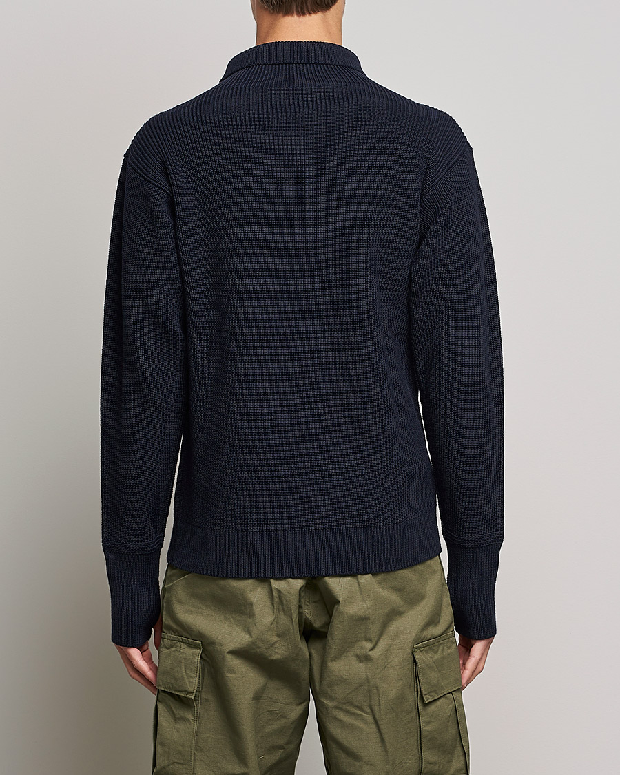 Herren | Pullover | Andersen-Andersen | Sailor Wool Turtleneck Navy Blue