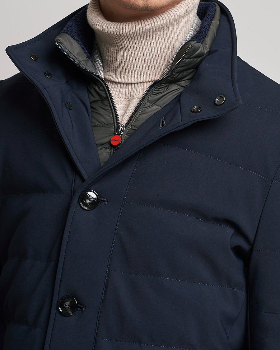 Herren | Jacken | Kiton | Technical Down Coat Navy