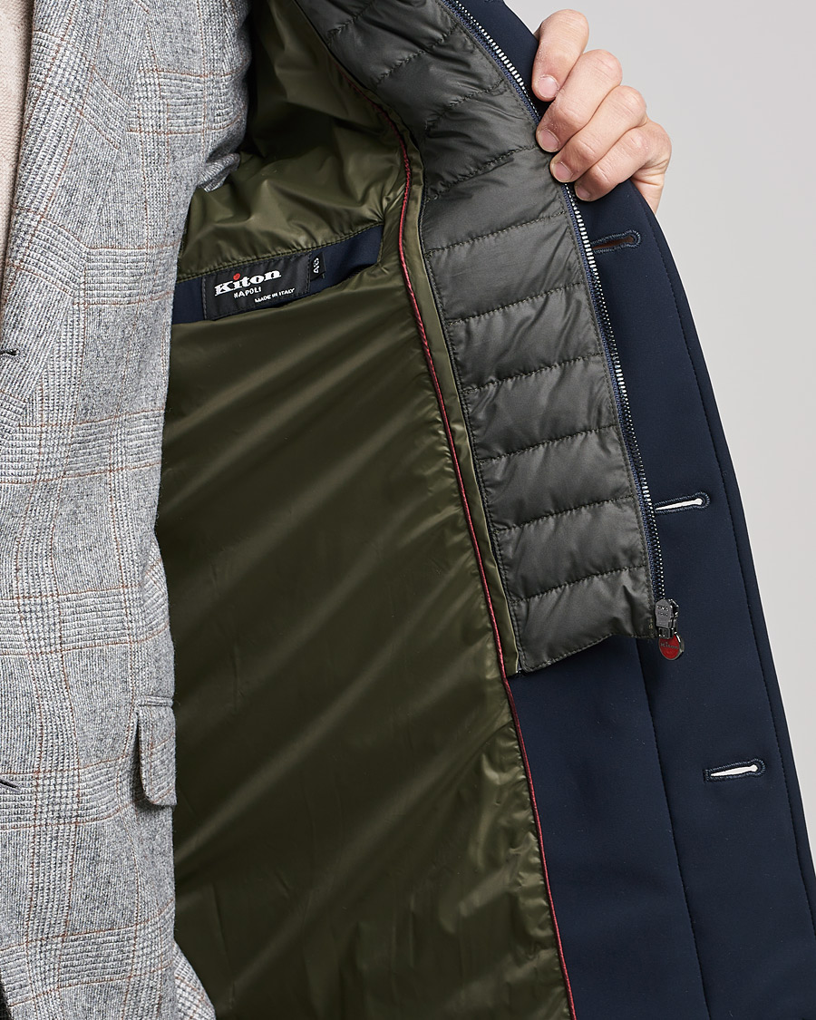 Herren | Jacken | Kiton | Technical Down Coat Navy