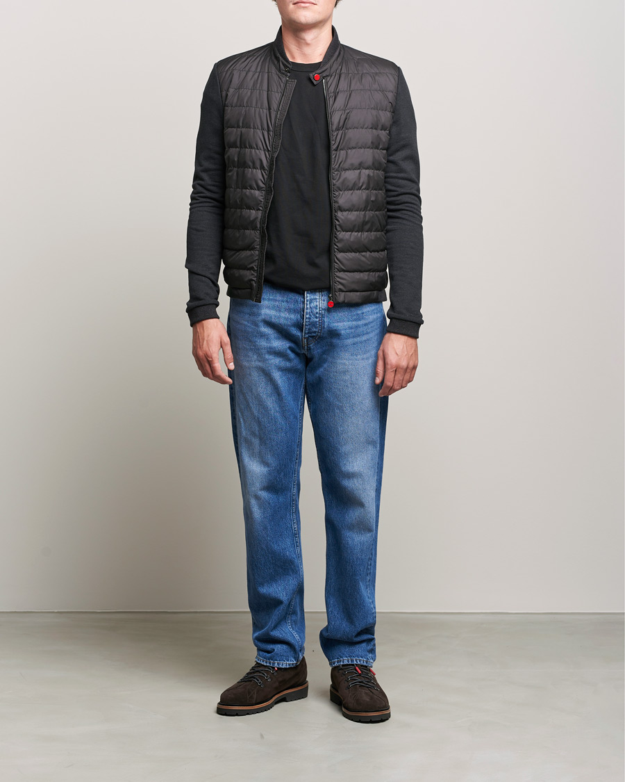Herren | Jacken | Kiton | Cotton/Cashmere Hybrid Jacket Charcoal
