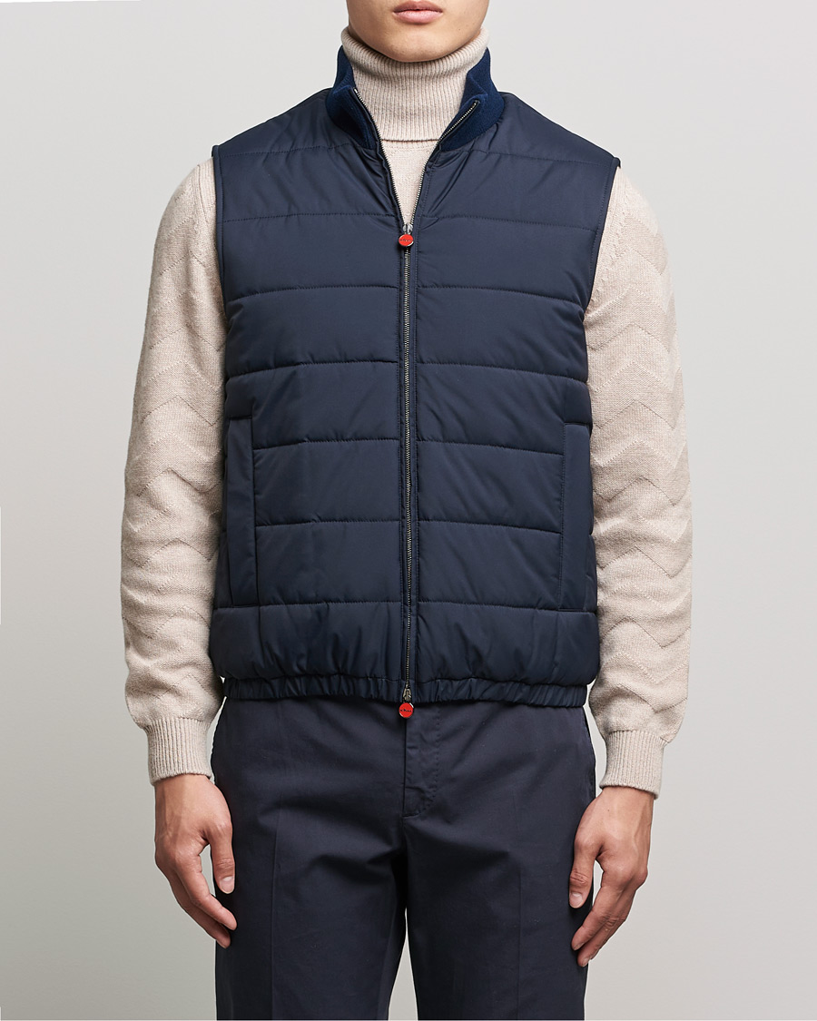 Herren | Jacken | Kiton | Nylon Down Vest Navy