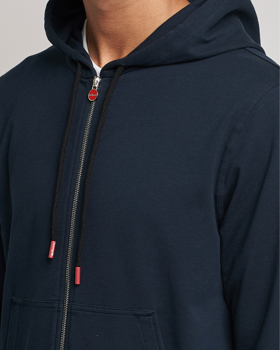 Herren | Pullover | Kiton | Cotton Blend Track Suit Navy