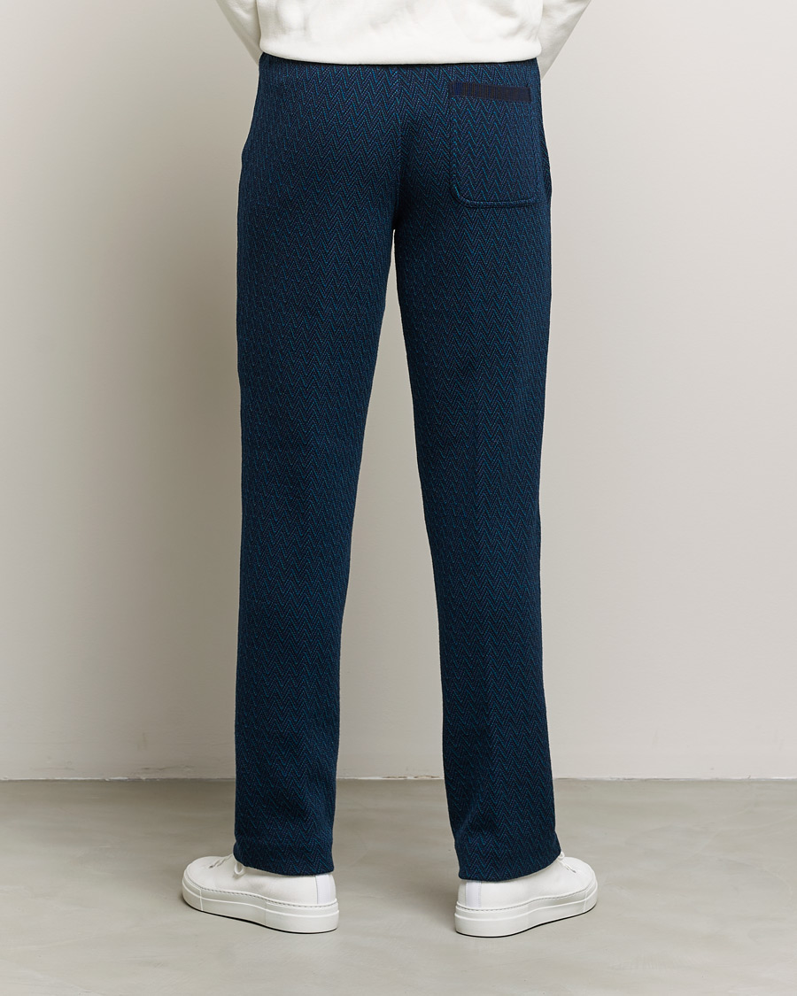Herren | Hosen | Missoni | Zig Zag Knitted Trousers Navy