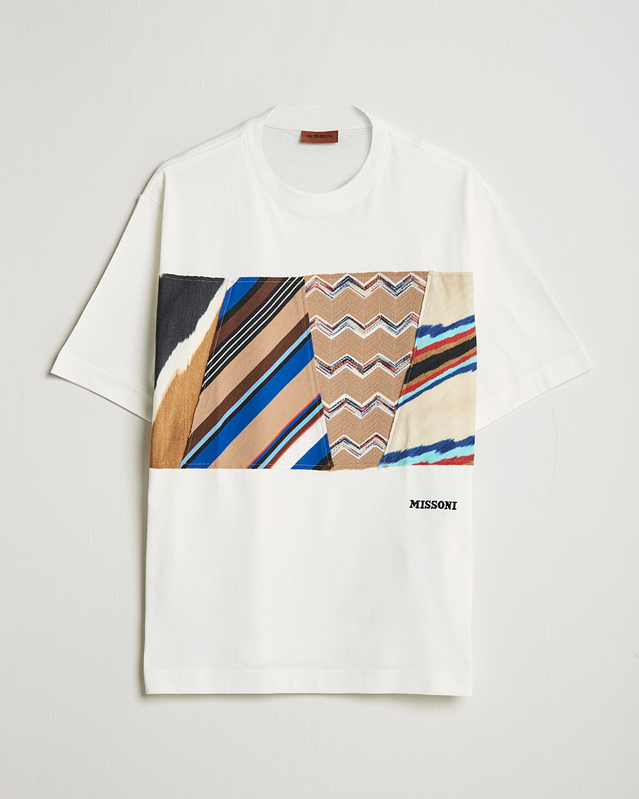 Herren | T-Shirts | Missoni | Patchwork T-Shirt White