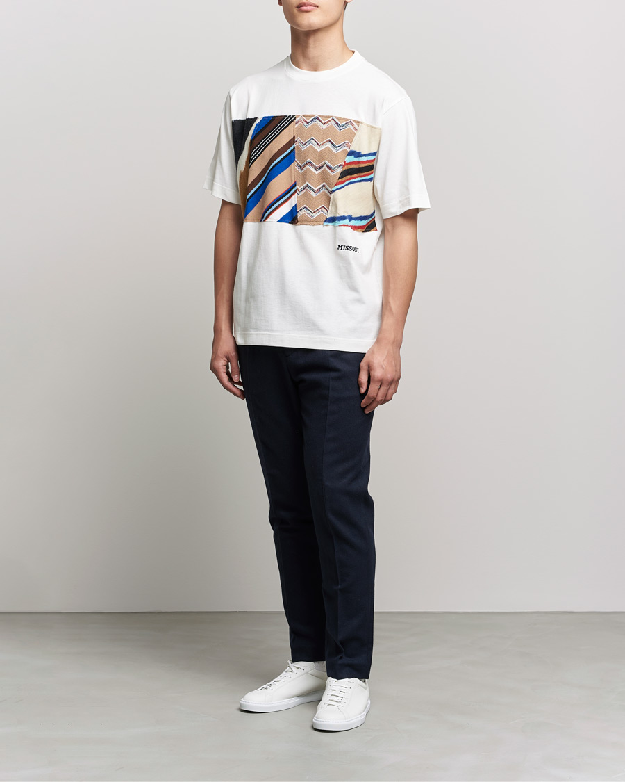 Herren | T-Shirts | Missoni | Patchwork T-Shirt White