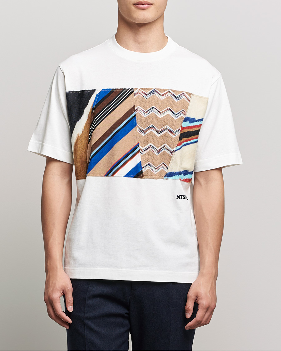Herren | T-Shirts | Missoni | Patchwork T-Shirt White