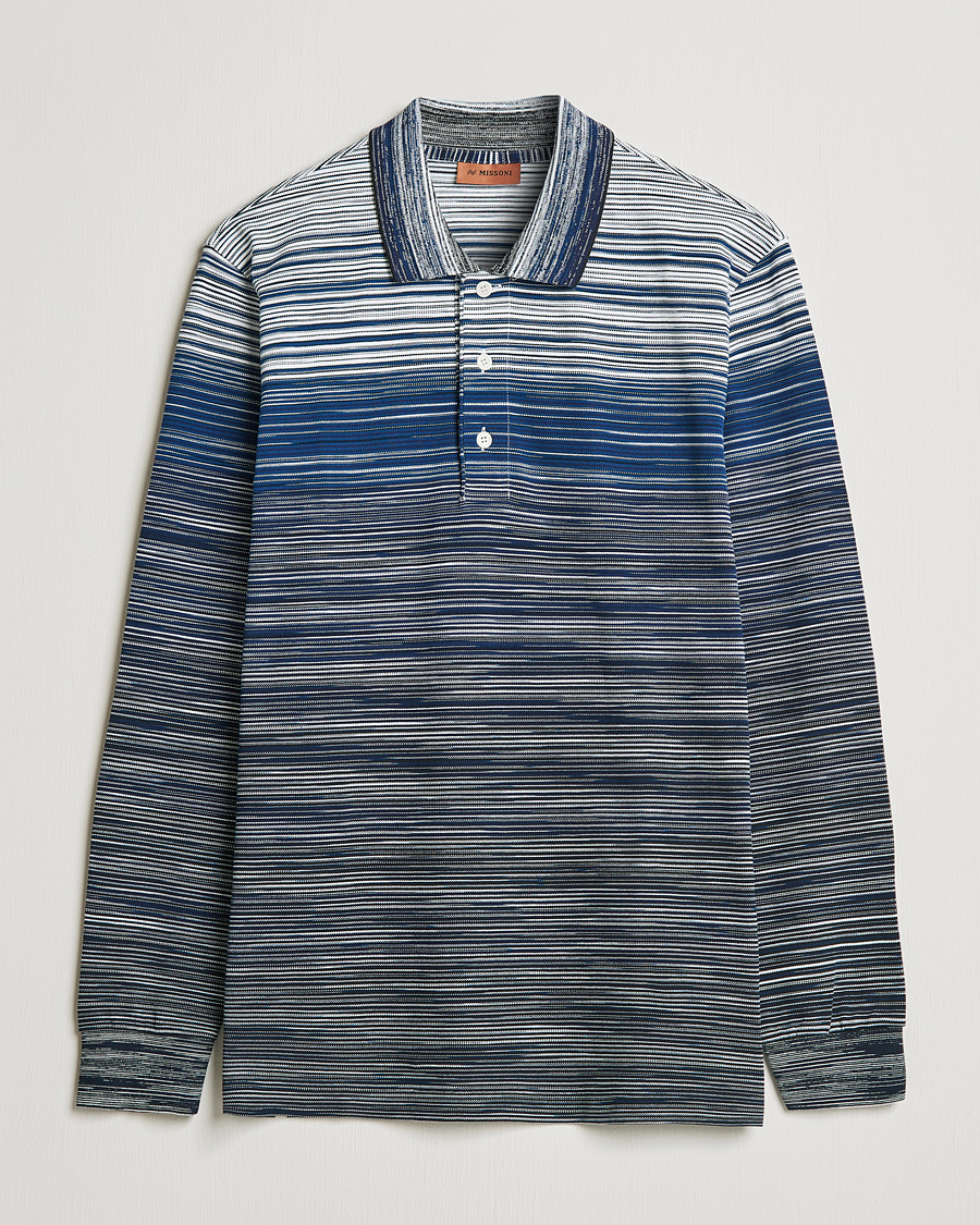 Herren | Pullover | Missoni | Fiammato Piquet Polo Navy/White