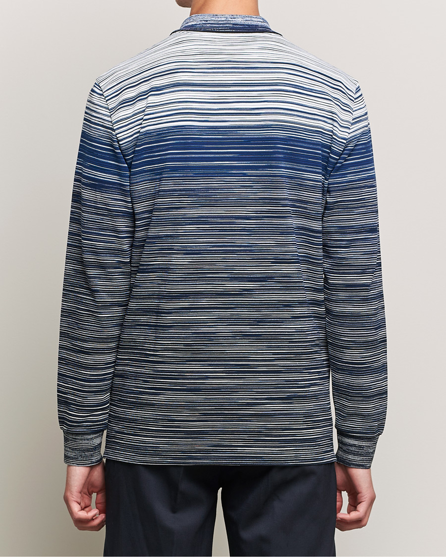 Herren | Pullover | Missoni | Fiammato Piquet Polo Navy/White