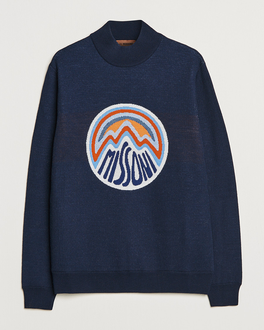 Herren | Pullover | Missoni | Mountain Calling High Neck Navy