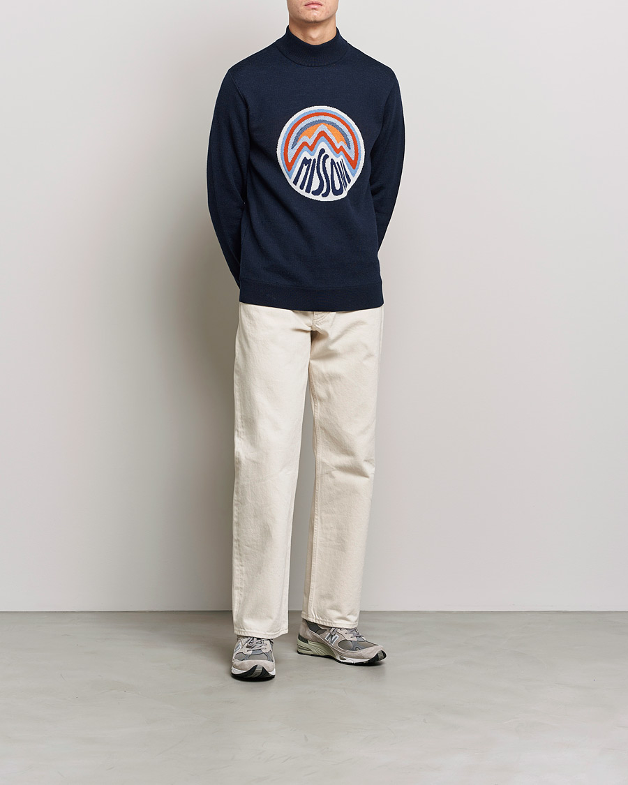 Herren | Pullover | Missoni | Mountain Calling High Neck Navy