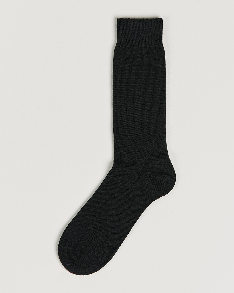 Herren | Unterwäsche | Bresciani | Pure Cashmere Socks Black