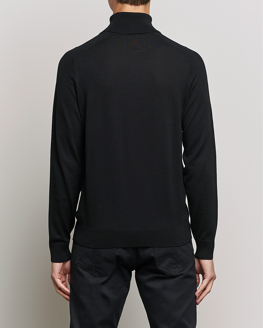 Herren | Pullover | Morris | Merino Rollneck Black