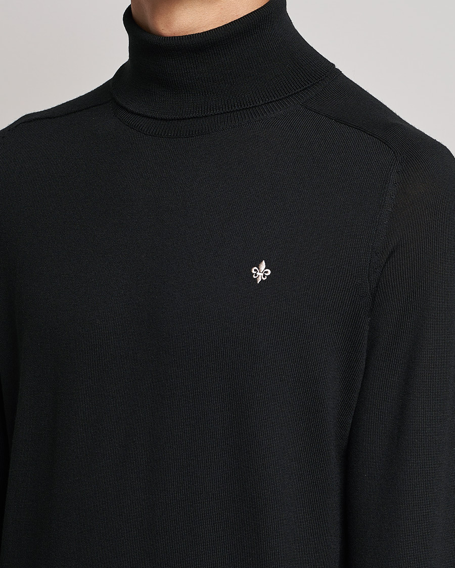 Herren | Pullover | Morris | Merino Rollneck Black
