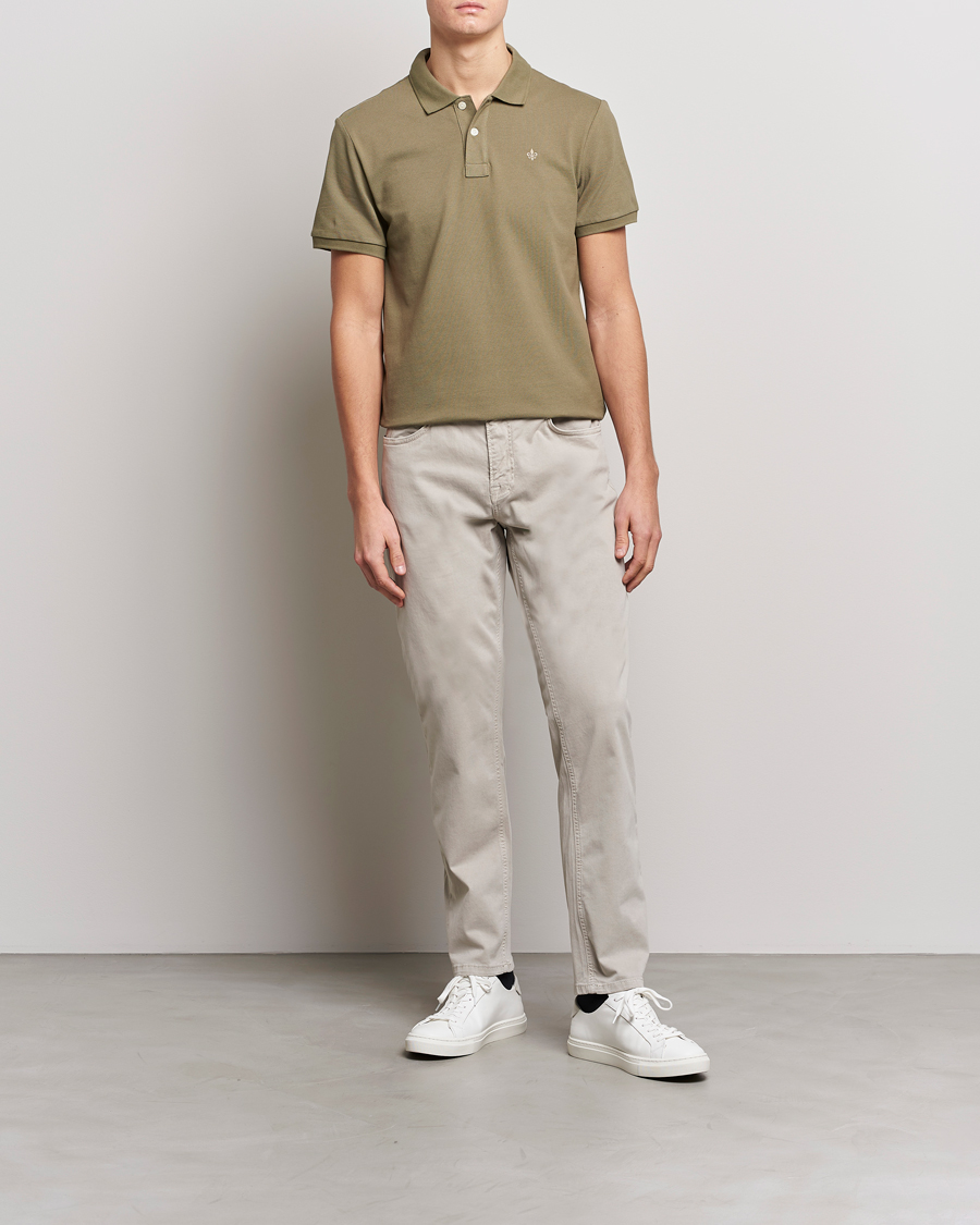 Herren | Hosen | Morris | James Brushed Chinos Khaki