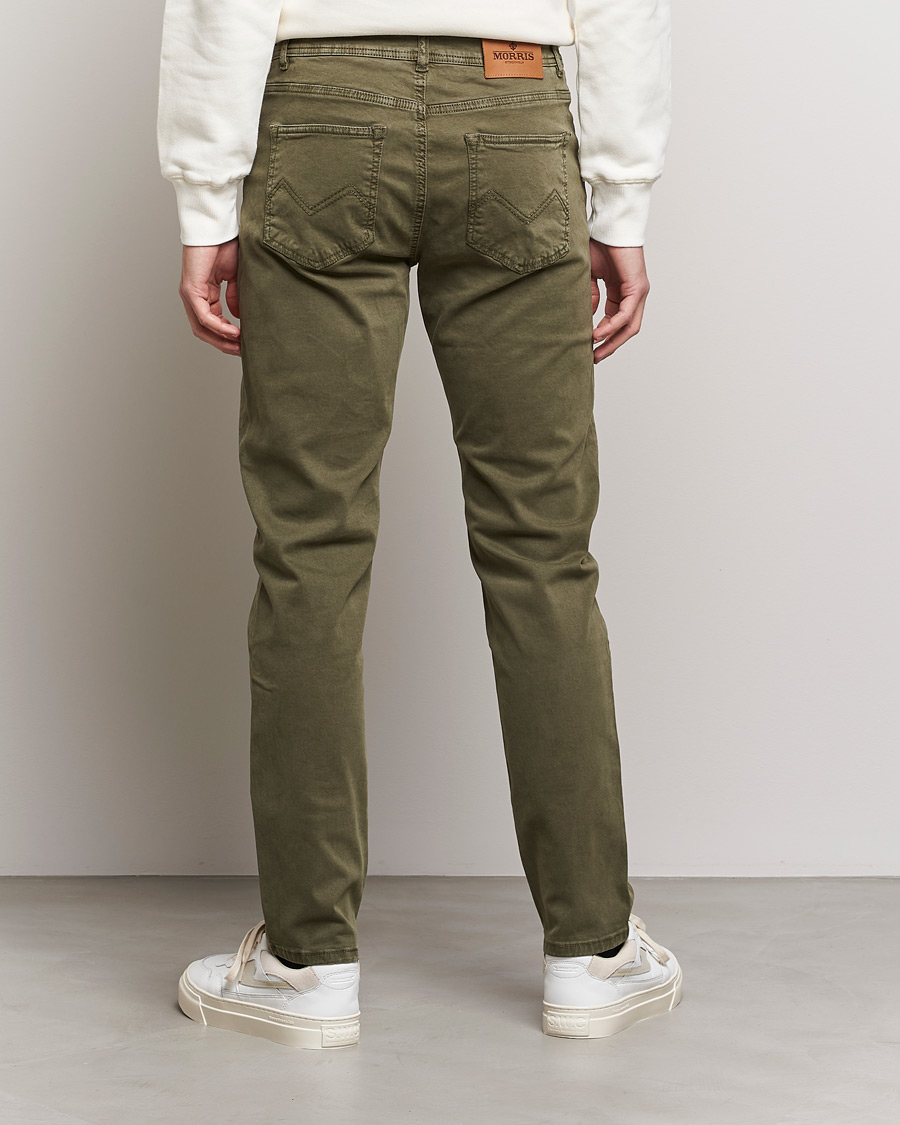 Herren | Hosen | Morris | James Brushed Chinos Olive