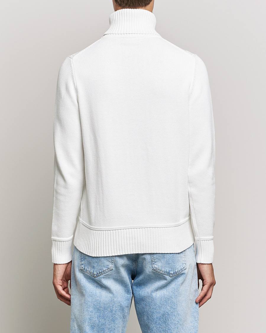 Herren | Pullover | Morris | Edmond Cable Rollneck Off White