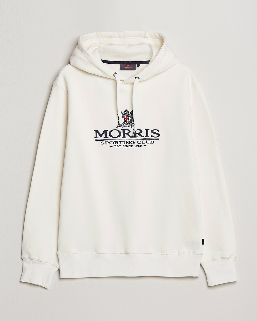 Herren | Pullover | Morris | Trevor Logo Hoodie Off White
