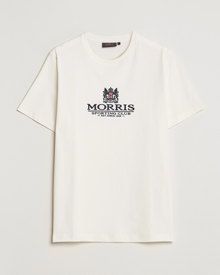 Herren | T-Shirts | Morris | Trevor Logo T-shirt Off White