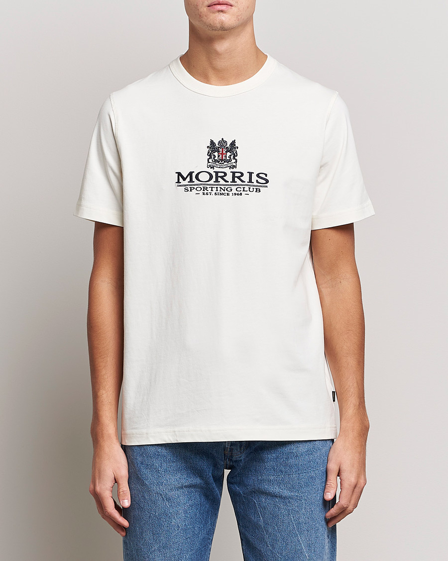 Herren | T-Shirts | Morris | Trevor Logo T-shirt Off White