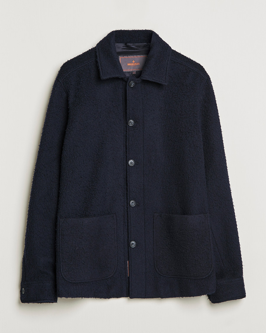 Herren | Jacken | Morris | Shaggy Shirt Jacket Navy