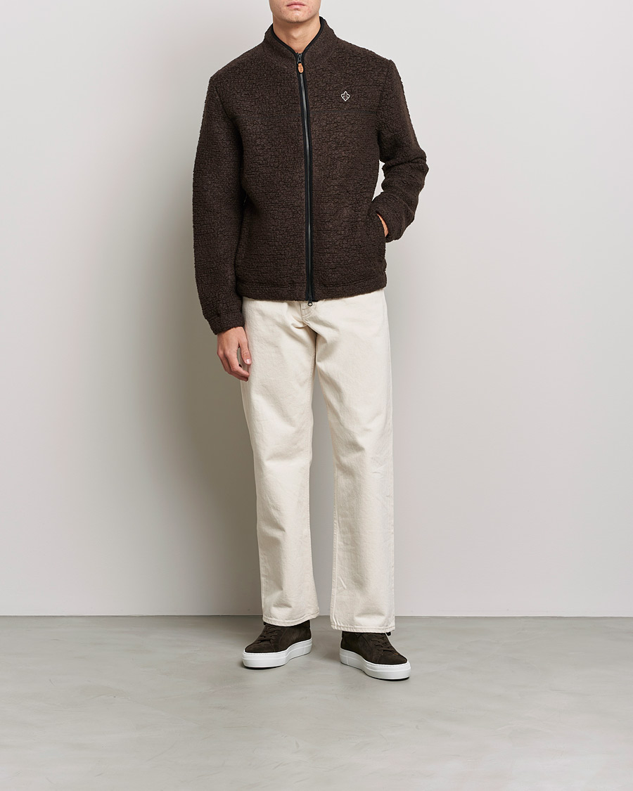 Herren | Pullover | Morris | Chadwick Pile Jacket Dark Brown