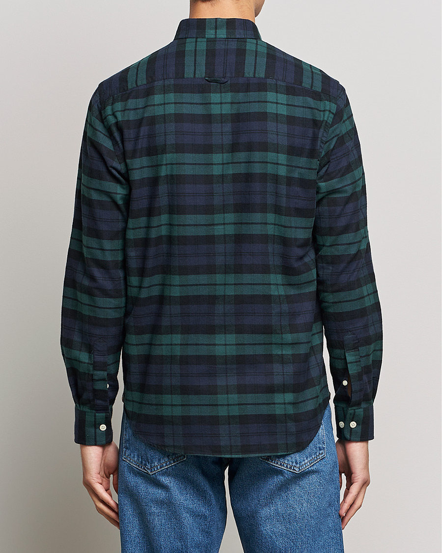Herren | Hemden | Morris | Brushed Flannel Checked Shirt Blackwatch
